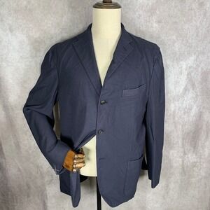 Boglioli Blazer Men 46R Navy Wool K Jacket Unstructured Sport Coat NEW